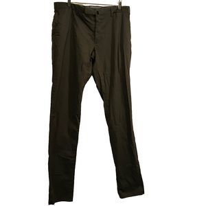 Incotex Royal Batavia Slim Fit Chino Pants High Comfort Olive Green 56 40x38